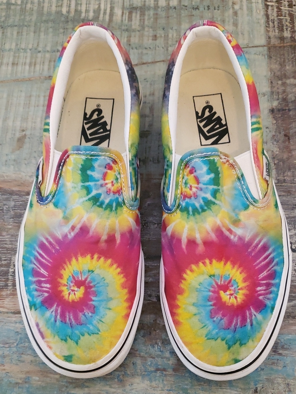 Vans Tie Dye Classic Slip On 8.5